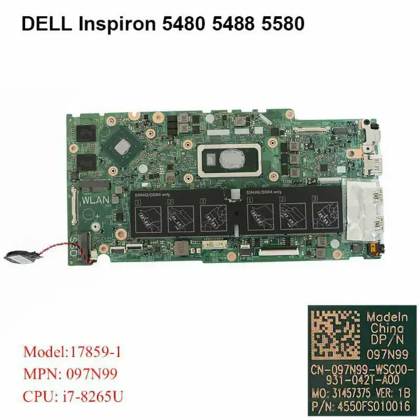 Dell 097N99 Hauptplatine