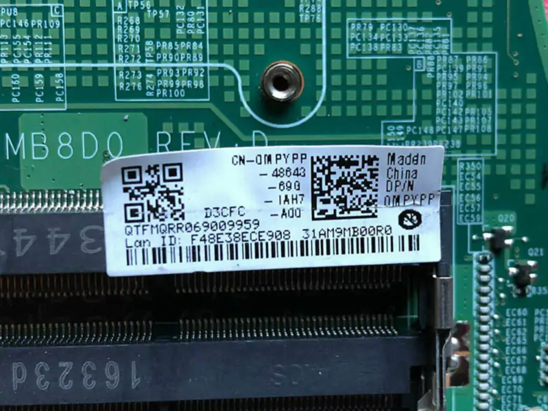 Dell MPYPP-Hauptplatine