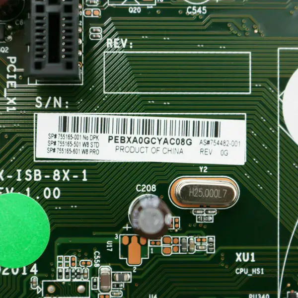HP 754482-001 202 G2 FX-ISB-8X-1 H81 Hauptplatine