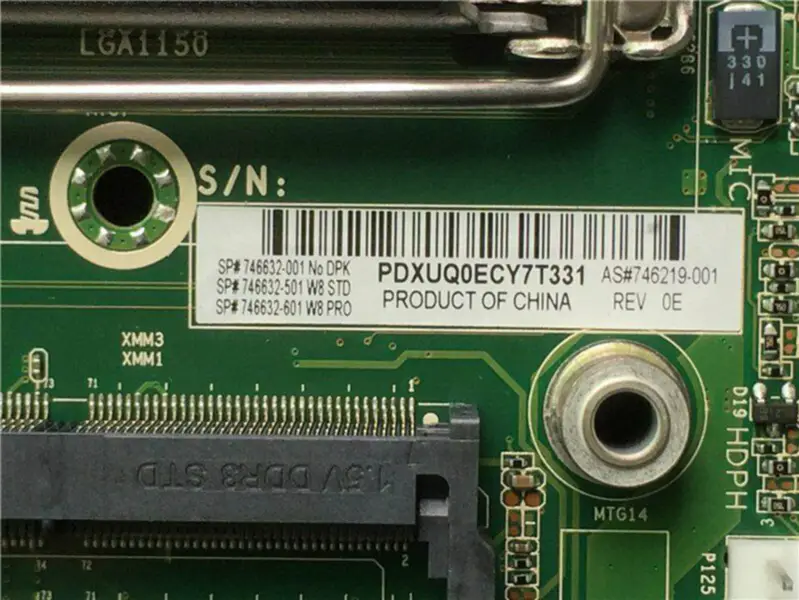 HP 746219-001 Hauptplatine