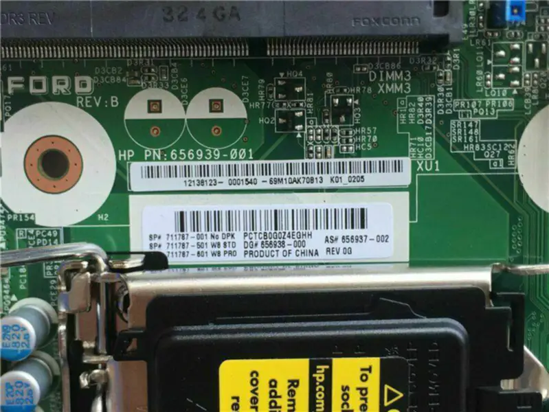 HP 656937-002 Hauptplatine