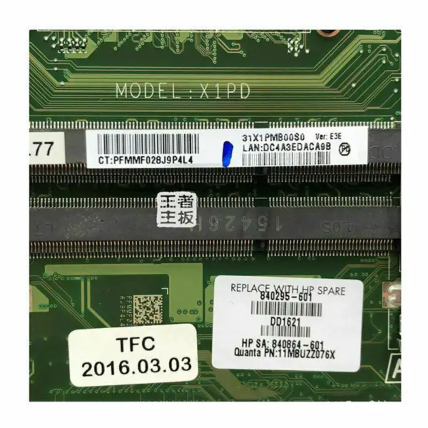 HP 840295-601 Hauptplatine
