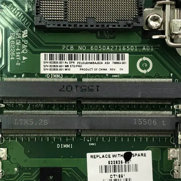 HP 822826-001798964-001 Hauptplatine