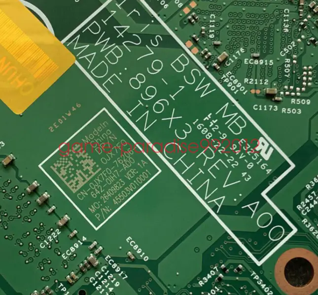 Dell 0JX7F0 Hauptplatine