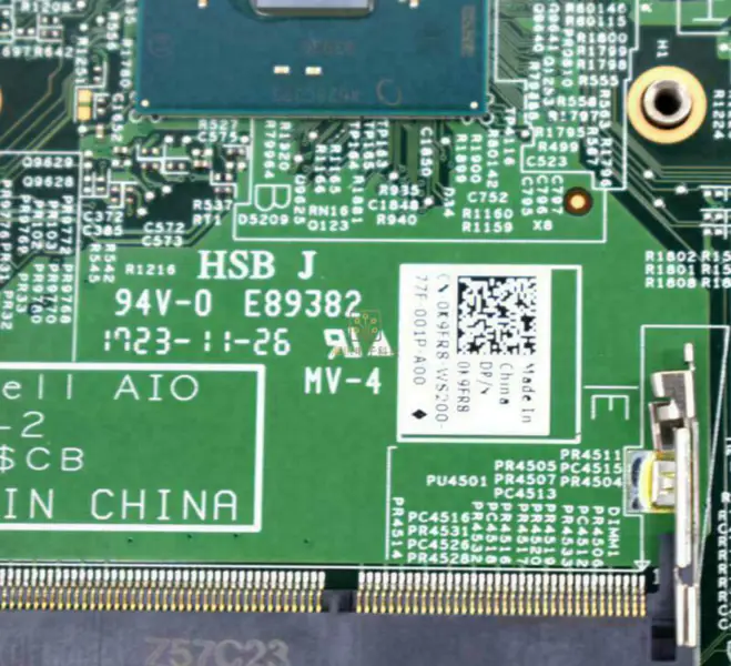 Dell M6RVR Hauptplatine