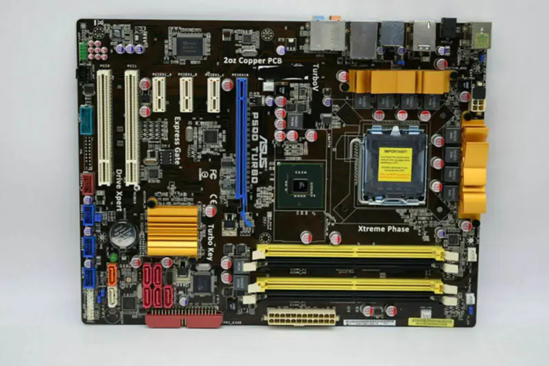 Asus P5QDTURBO Asus P5QD TURBO ATX-Motherboard
