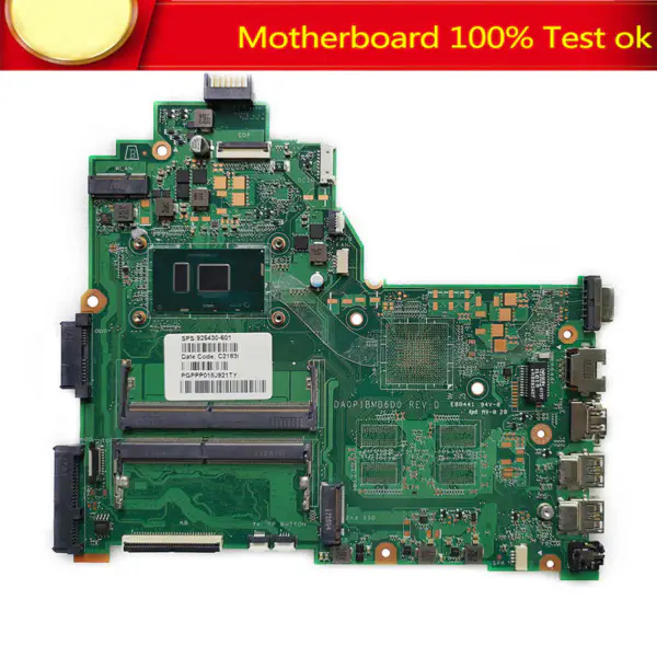 HP 925430-601 DA0P1BMB6D0 mit SR342 i5-7200u CPU Hauptplatine