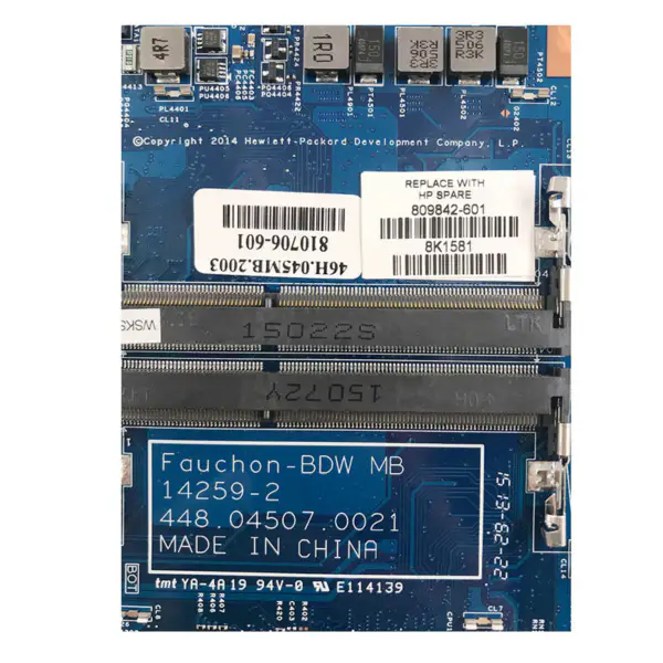 HP 809842-001 Hauptplatine