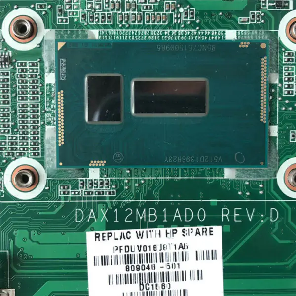 HP DAX12MB1AD0809046-501 Hauptplatine