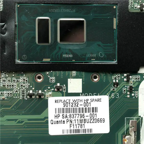HP 837796-001 Hauptplatine
