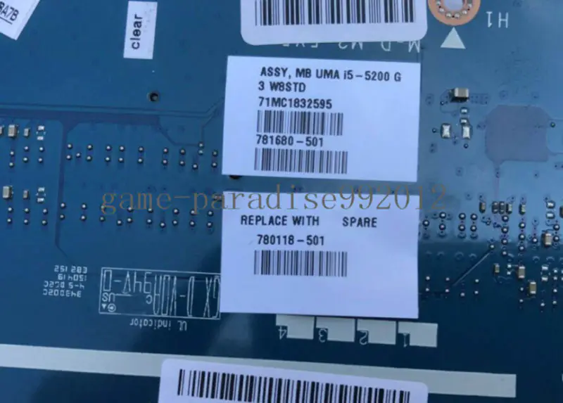 HP 780118-501 Hauptplatine