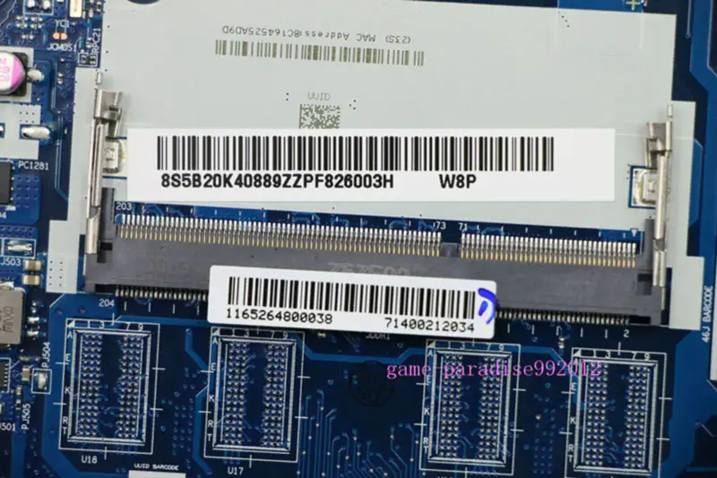 Lenovo 5B20K40889 Hauptplatine