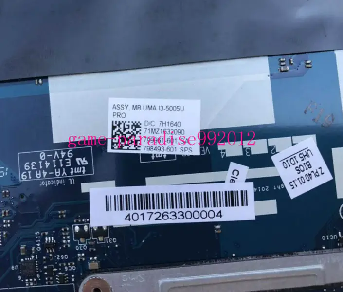 HP 798493-601 Hauptplatine