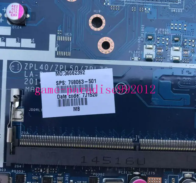 HP 768063-501 Hauptplatine