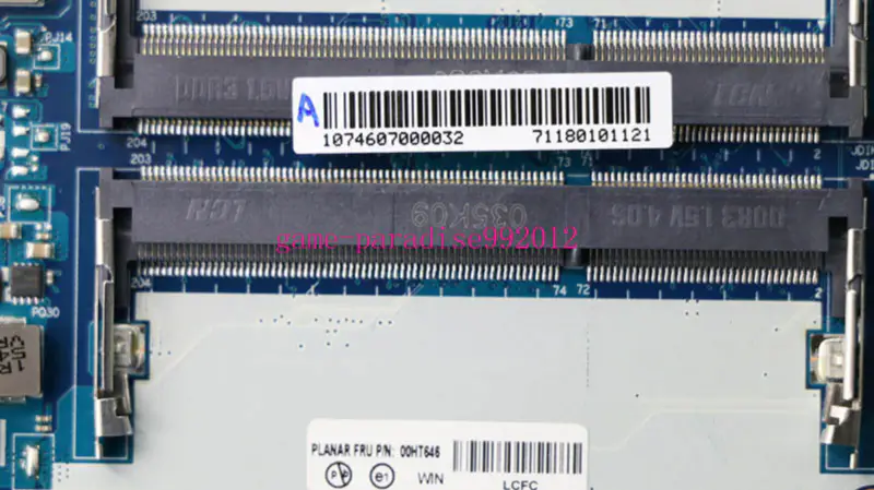 Lenovo 00HT646 Hauptplatine