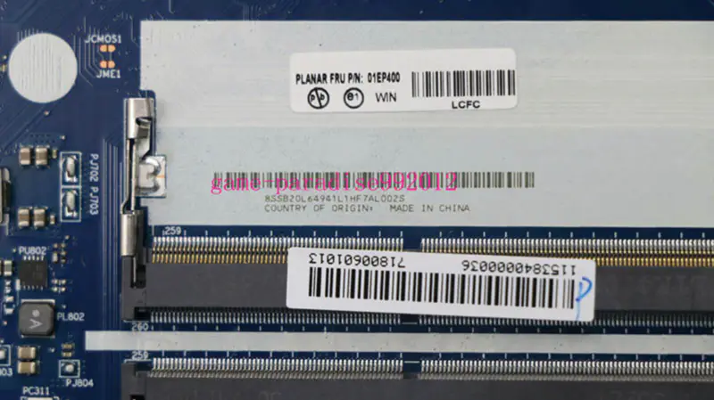 Lenovo 01EP400 Hauptplatine