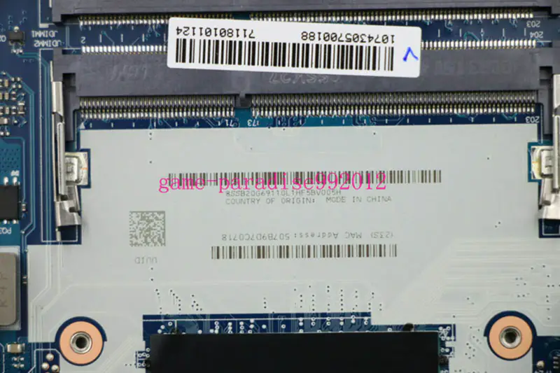 Lenovo 00HT586 Hauptplatine