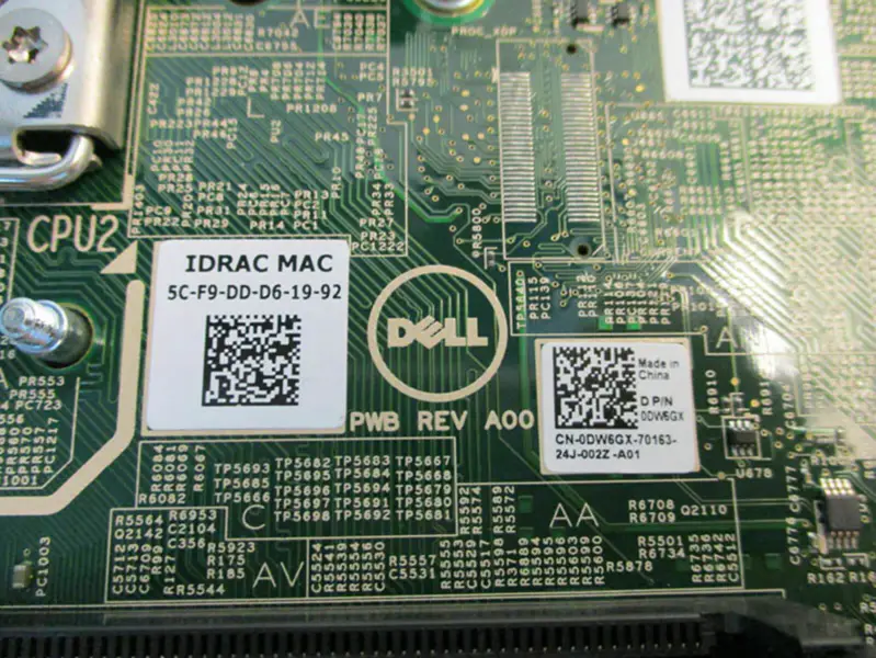 Dell 0DW6GX Hauptplatine