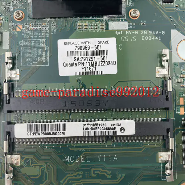 HP 790959-501 Hauptplatine