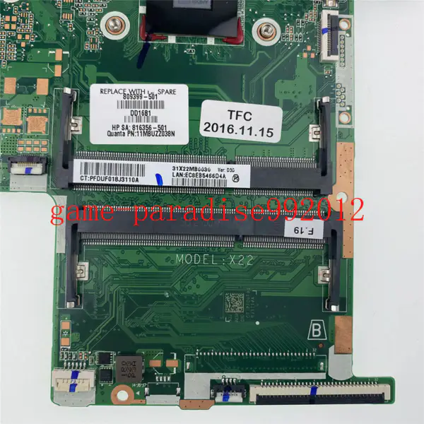 HP 809399-501 Hauptplatine