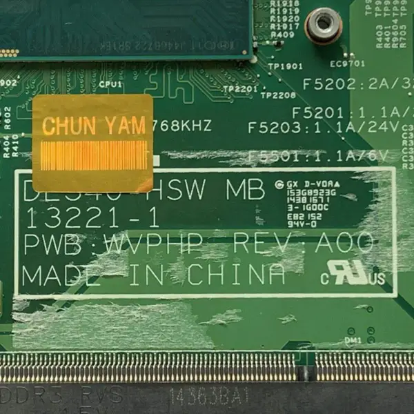 Dell 07V7FW Hauptplatine