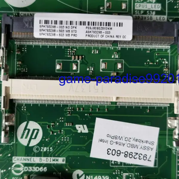 HP 793298-003/503/603 Hauptplatine