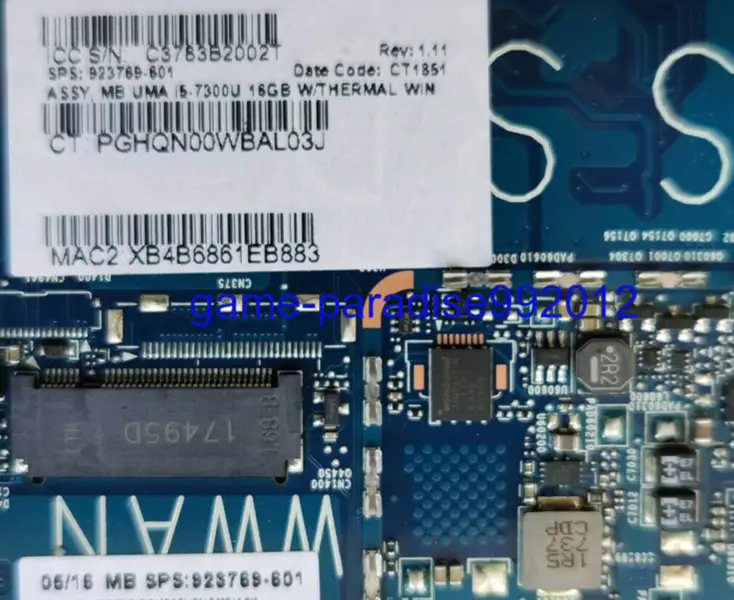HP 923769-601 Hauptplatine