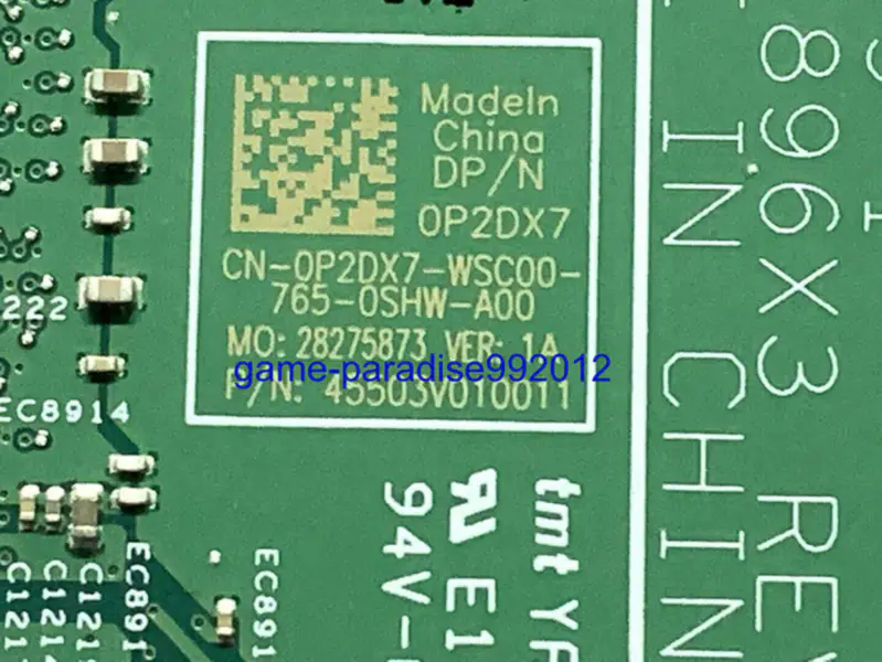 Dell 0P2DX7 Hauptplatine