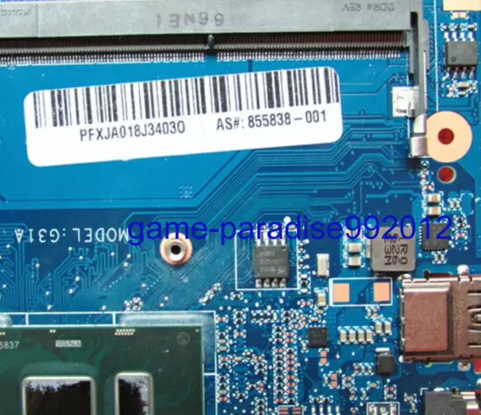 HP 855838-001 Hauptplatine