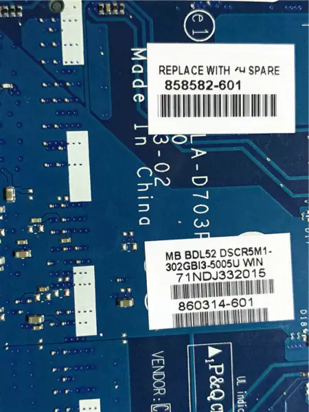 HP 858582-601 Hauptplatine