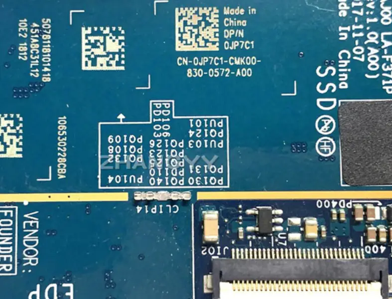 Dell 0JP7C1 Hauptplatine