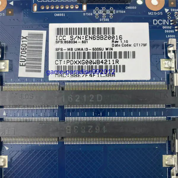 HP 858034-601 Hauptplatine