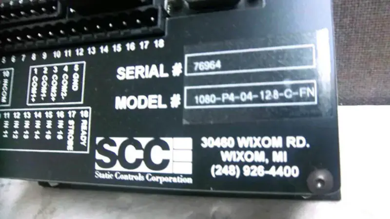SCC STATISCHE KONTROLLEN 1080P404128CFN