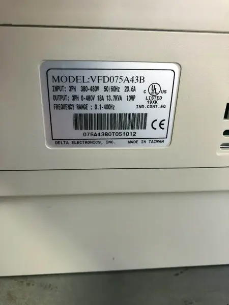 DELTA GRUPPE ELEKTRONIK VFD075A43B