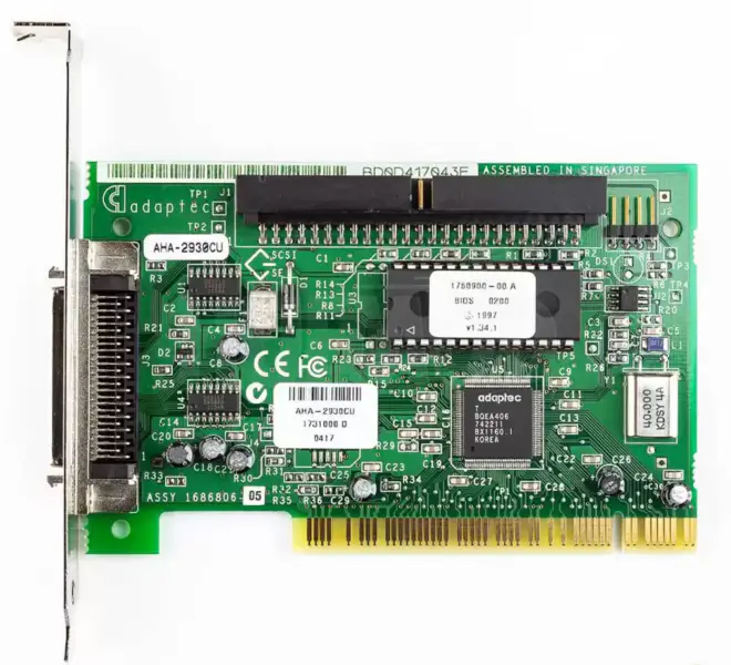 Adaptec PCI SCSI Controller-Karte AHA-2930CU 50-Pin Industrie-Motherboard