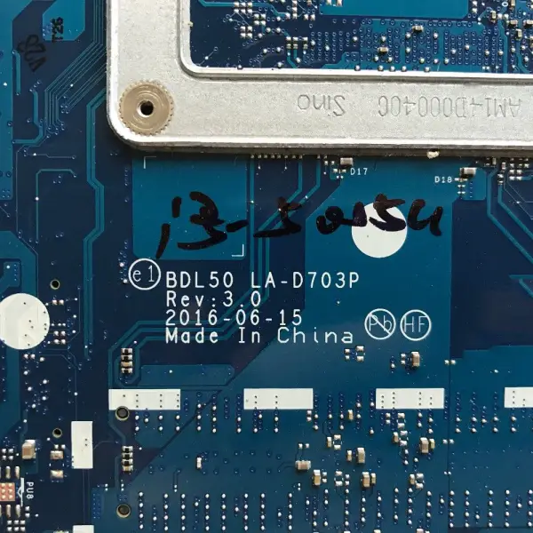 HP 858583-001 858583-501 858583-601 LA-D703P Hauptplatine
