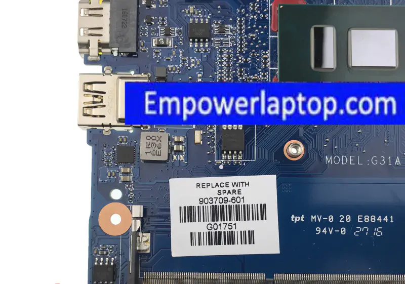 HP 15-AC 828185-001 828307-001 LA-C921P SR2EZ i7-6500U Motherboard