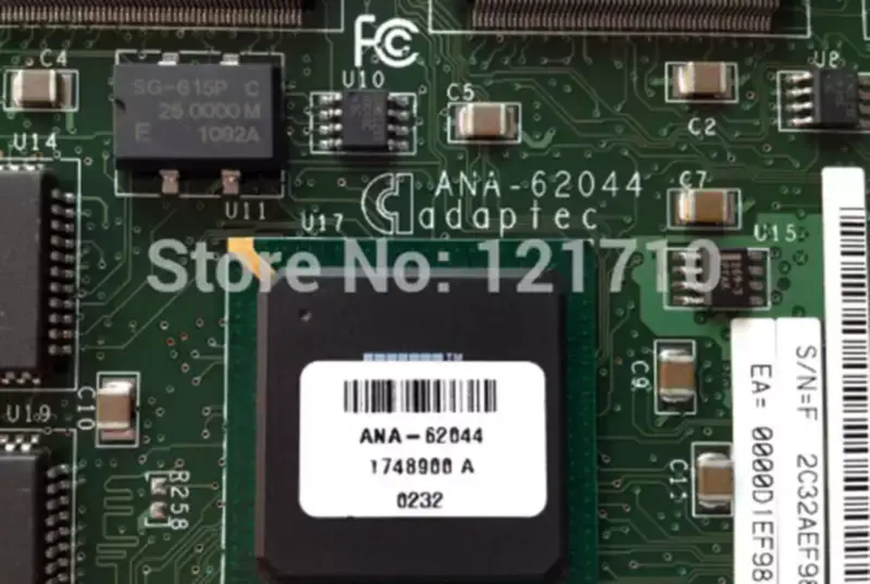 Adaptec ANA-62044 PCI 64 Bit Quad 4 Port Ethernet Lan Adapter Netzwerkschnittstelle Industrie-Motherboard