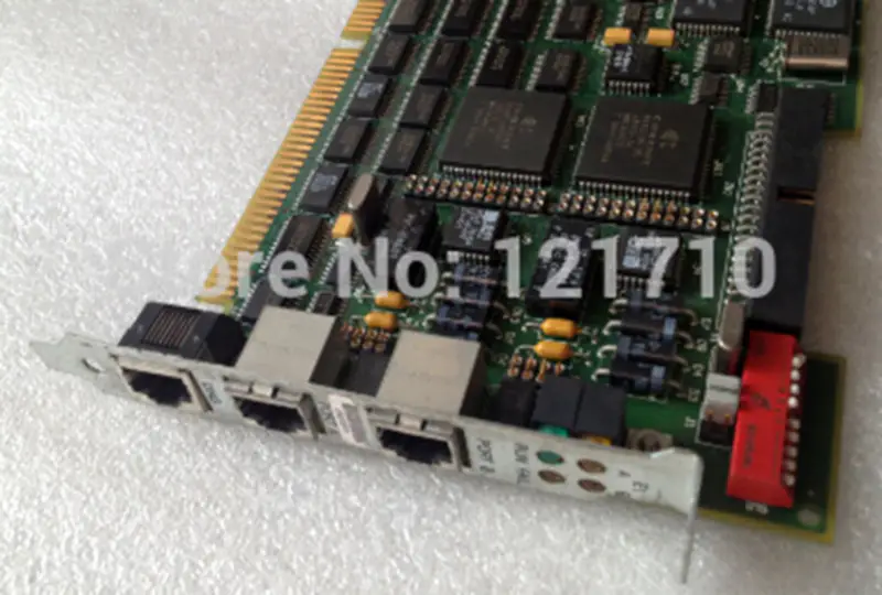 TELEPHONY I/F BD PRI-ISALC-2E PRI-ISA/MCI 170-0411-001 REV.KG Industrie-Motherboard