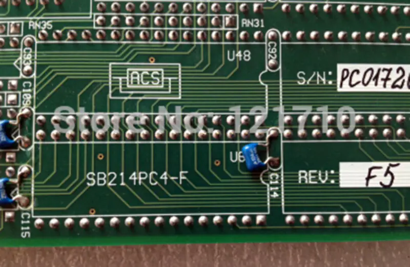 A.C.S ELECTRONICS SB214PC4-F REV:F5 mit isa-Schnittstellenkarte Industrie-Motherboard