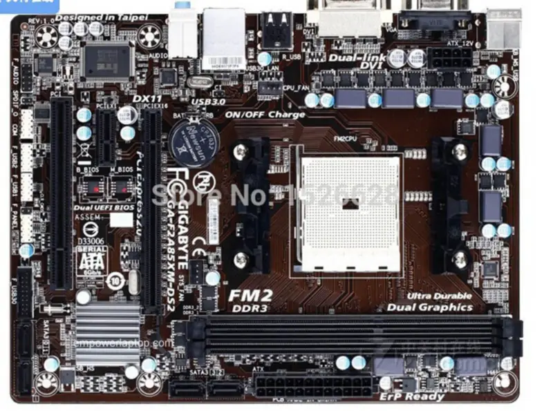 Gigabyte GA-F2A85XM-DS2 F2A85XM-DS2 FM2 Mainboard