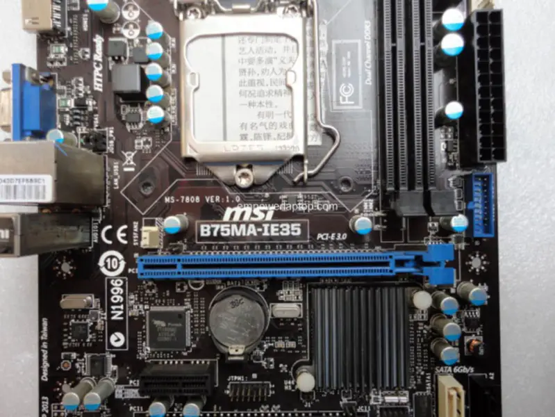 MSI B75MA-IE35 LGA 1155 VGA HDMI B75 Hauptplatine