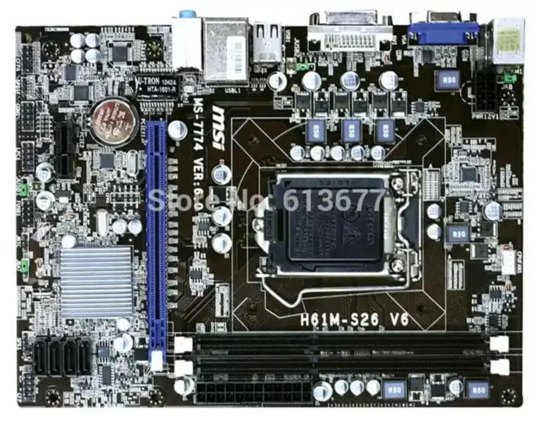 MSI H61M-S26 V6 LGA 1155 Hauptplatine