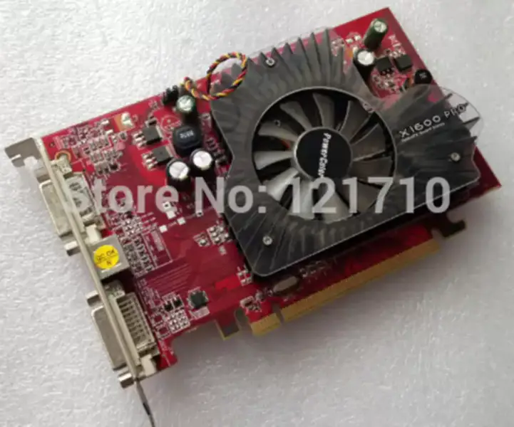 Grafikkarte mit dualem DVI-Ausgang X1600 PRO 512MB DDR2 Industrie-Motherboard