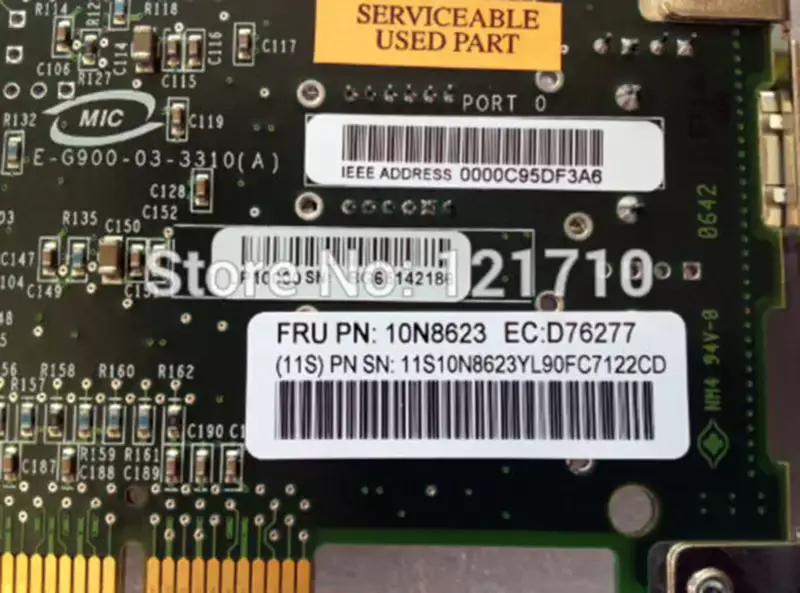 IBM RS6000 2GB HBA Karte 197E 10N8623 für p52a p55a Server Industrie Motherboard