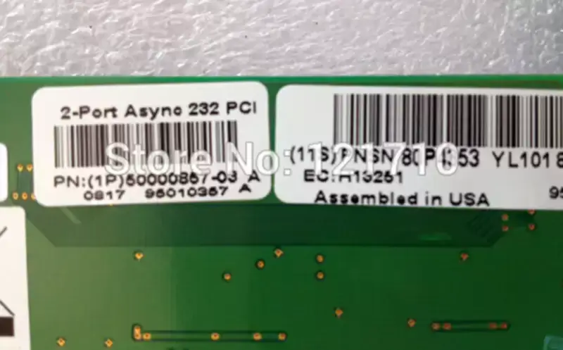 IBM RS6000 serielle Karte 2 Port Async 232 PCI 5723 80P4353 für P55A P52A Industrie Motherboard