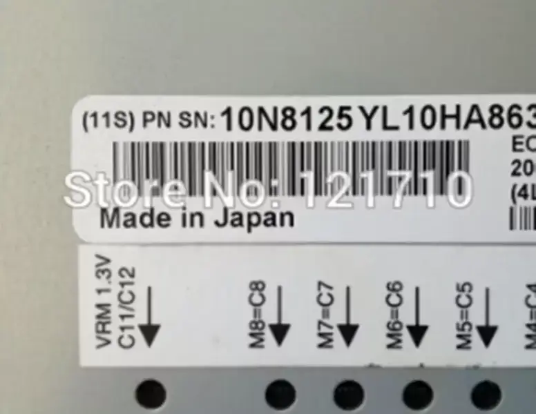 IBM Power5 9133-55A P55A CPU-Systemplatine 2WAY 2.1G 10N8125 Industrie-Motherboard