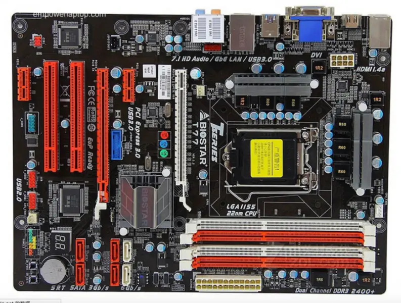 Biostar T77 LGA 1155 H77 Hauptplatine