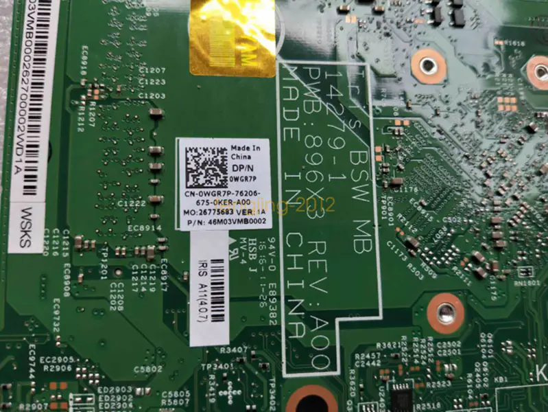 Dell 0WGR7P Hauptplatine