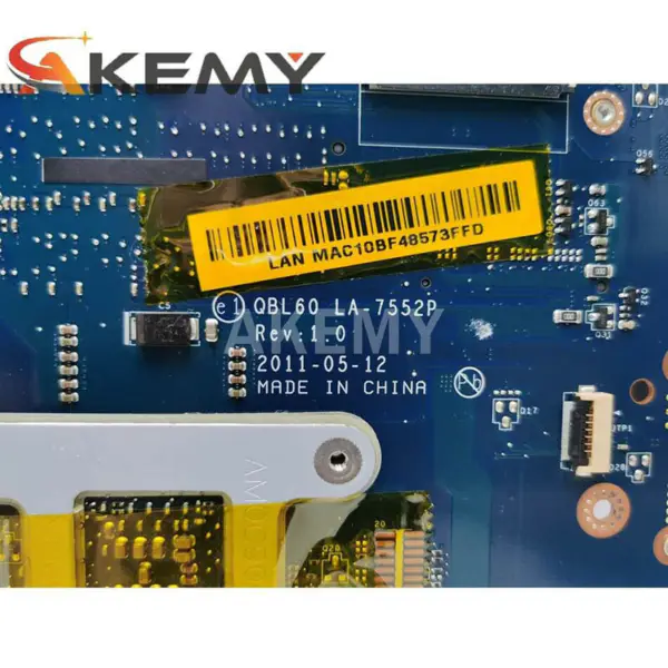 Asus K53TA K53TA ATX-Motherboard